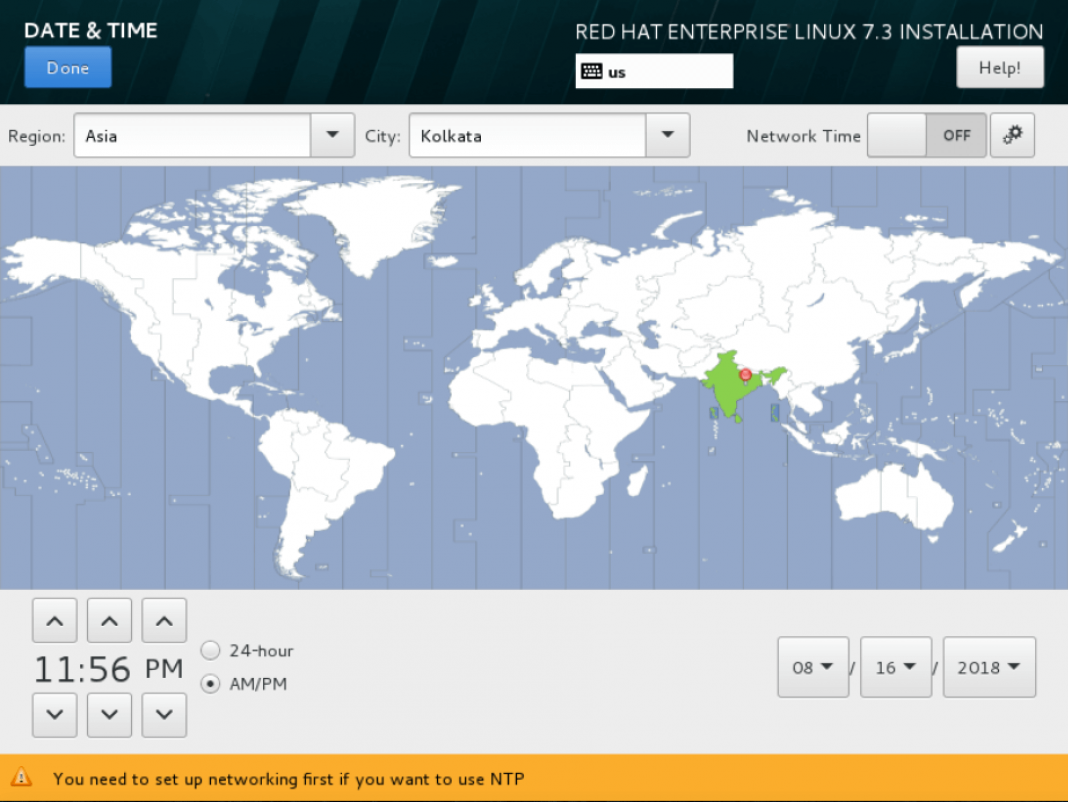 Installation date. Rocky Linux 8.5.