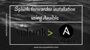 ansible splunk forwarder