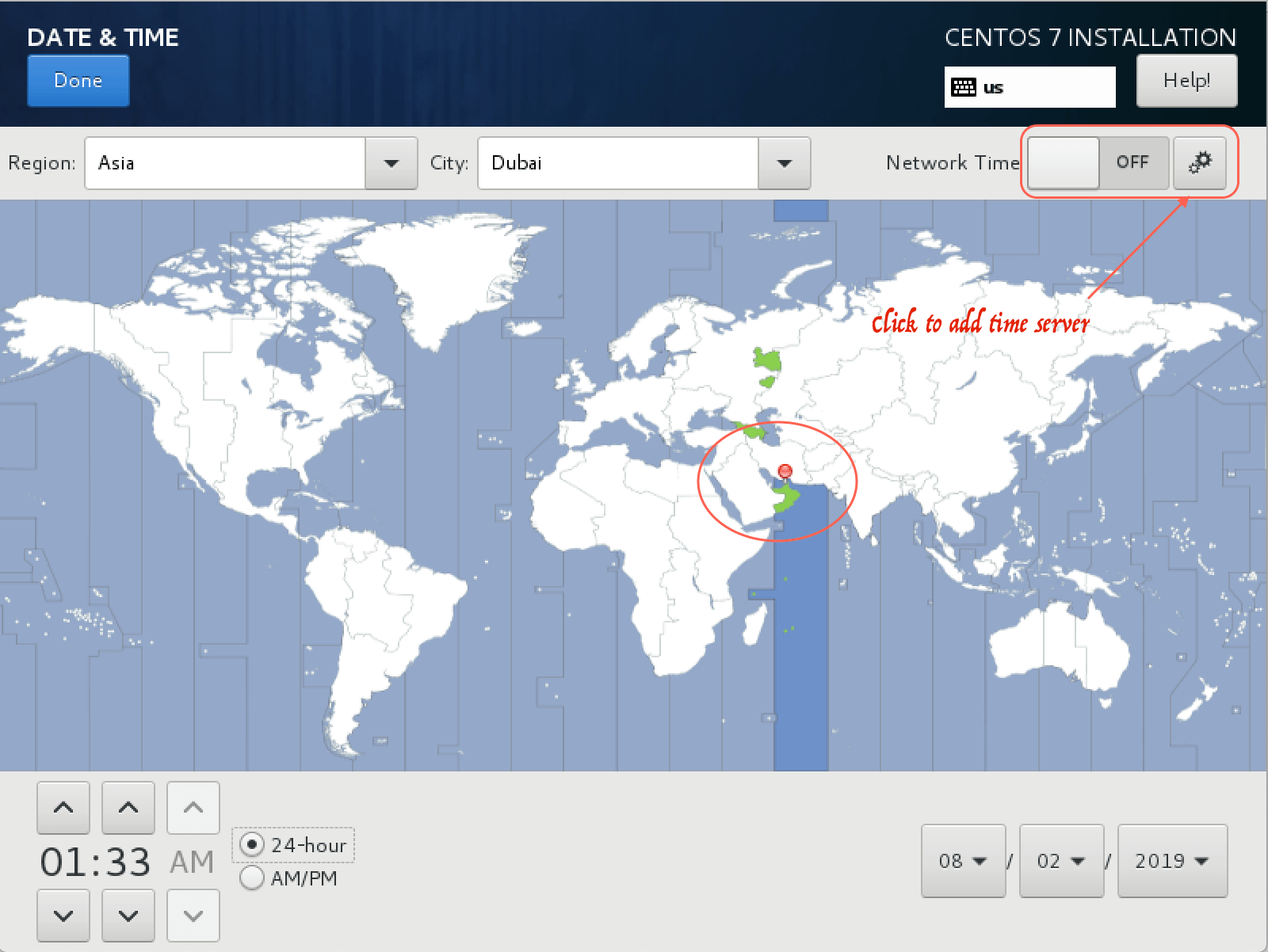 Сервер точного времени. Выбор часового пояса в интерфейсе. Point Linux. Centos.