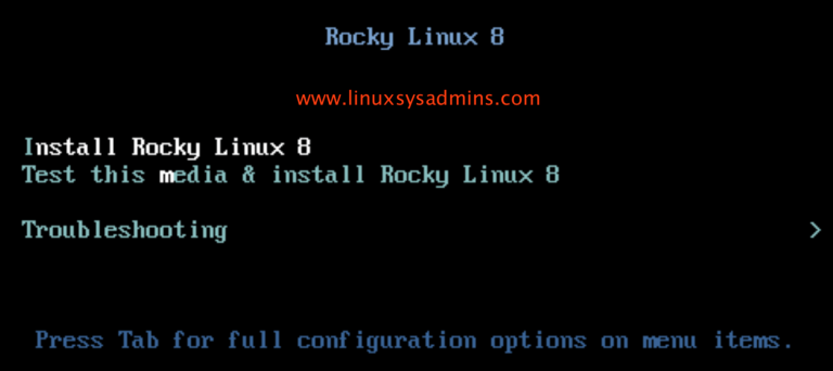 rocky linux installation